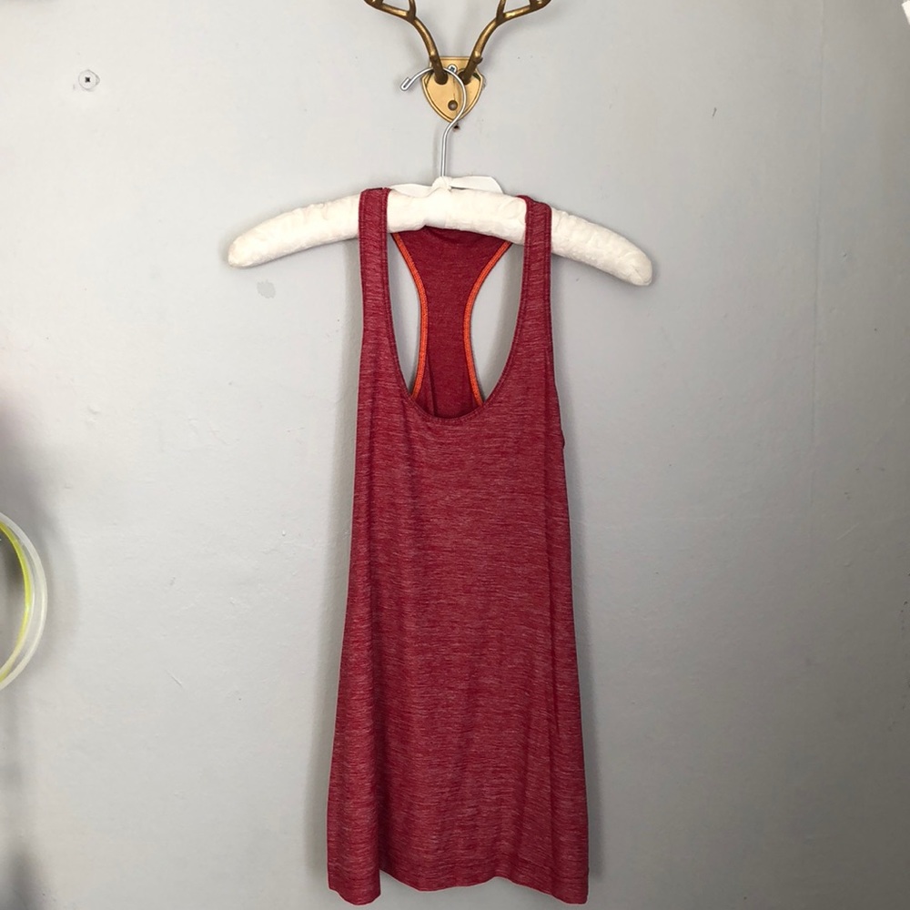 Red lululemon tank top!